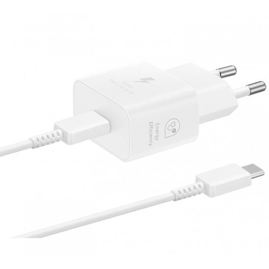 Hišni hitri polnilec Samsung EP-T2510 25W USB-C + kabel USB-C v USB-C bel