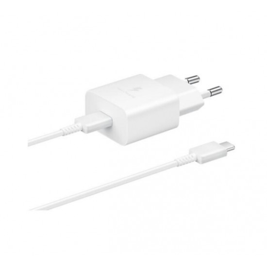 Hišni hitri polnilec Samsung EP-T1510 15W USB-C + kabel USB-C v USB-C bel