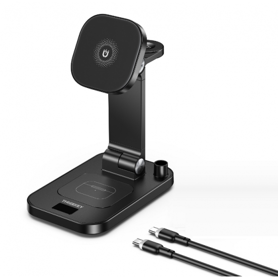 Brezžični polnilec Threekey Tk - 23 4v1 15W