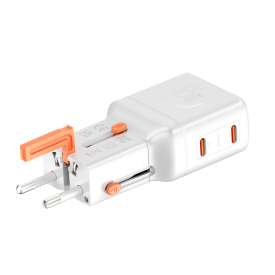 4smart Nomad Pocket svetovni potovalni adapter 65 W