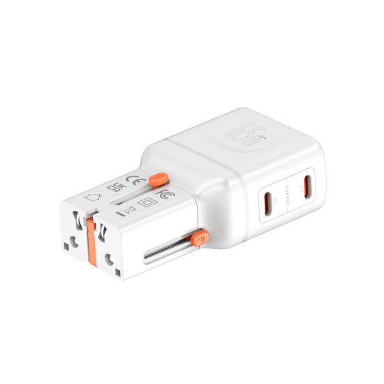 4smart Nomad Pocket svetovni potovalni adapter 65 W