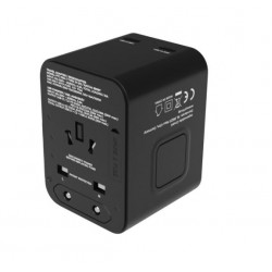 PRIO potovalni adapter 25W