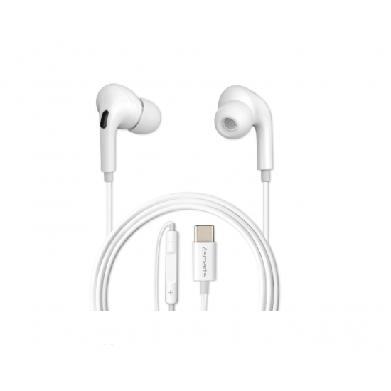 4smarts slušalke Melody USB-C z D/A pretvornikom in mikrofonom – bele
