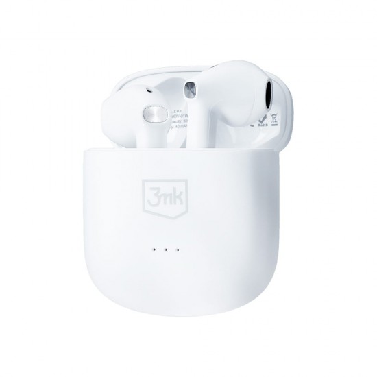 3MK brezžične slušalke MovePods bele