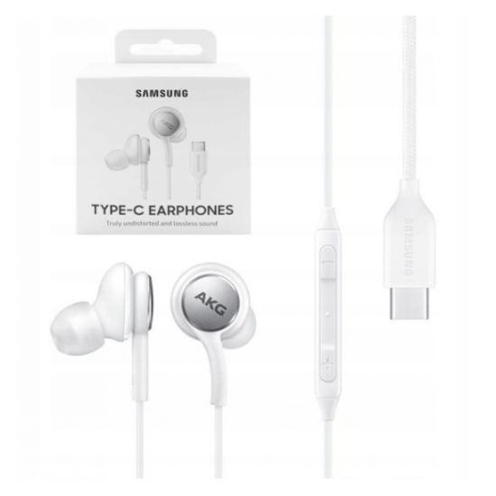 Samsung Tip-C slušalke AKG EO-IC100 - bele