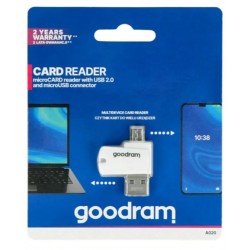 Čitalec GOODRAM MicroSD kartic v USB-A in micro USB OTG