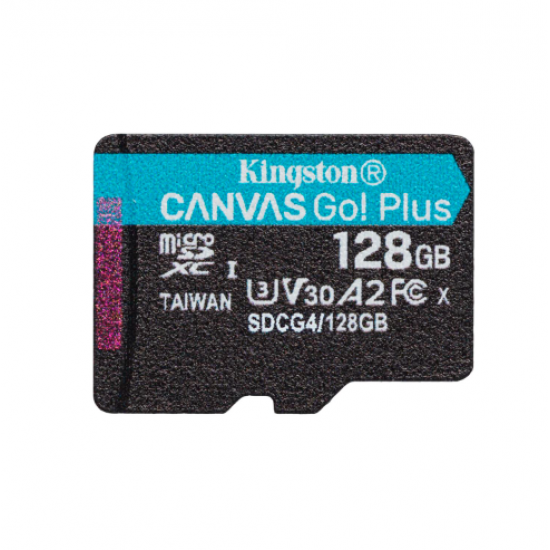 Spominska kartica Kingston microSD 128 GB + SD adapter