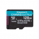 Spominska kartica Kingston microSD 128 GB + SD adapter