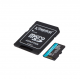 Spominska kartica Kingston microSD 128 GB + SD adapter