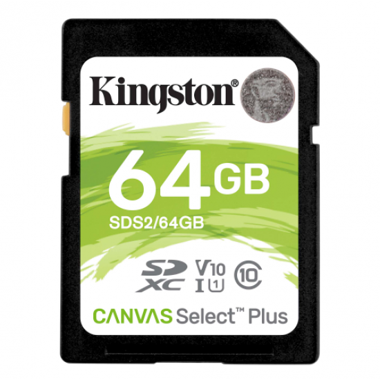 Spominska kartica Kingston Canvas Select Plus 64 GB microSDXC