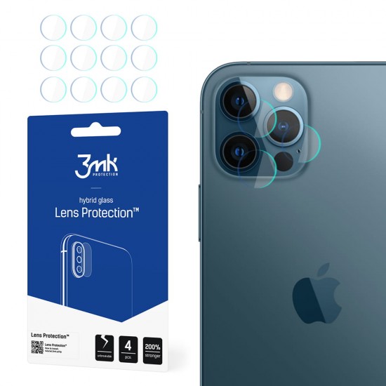 Zaščitno steklo 3MK za leče kamere za Apple iPhone 12 Pro