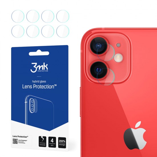 Zaščitno steklo 3MK za leče kamere za Apple iPhone 12 Mini Zaščitno steklo 3MK za leče kamere za Apple iPhone 12 Mini