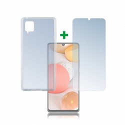 4smarts 360° Premium zaščita s kaljenim steklom in silikonskim etuijem za Samsung Galaxy A42 4smarts 360° Premium zaščita s kaljenim steklom in silikonskim etuijem za Samsung Galaxy A42