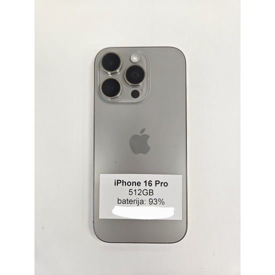 Apple iPhone 16 Pro 512GB Silver