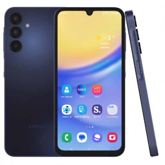Samsung Galaxy A15 4/128GB modro črn NOVI