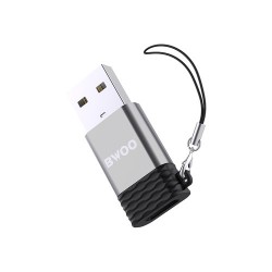 OTG adapter BWOO BZ-38 USB-C v USB - siv