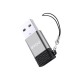 OTG adapter BWOO BZ-38 USB-C v USB - siv