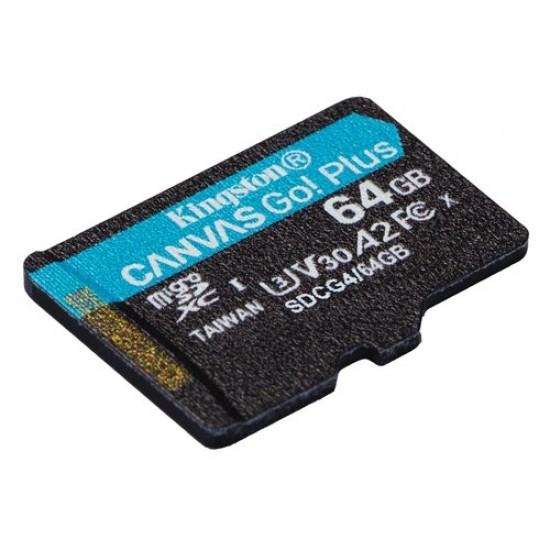 Spominska kartica Kingston microSD 64 GB + SD adapter Spominska kartica Kingston microSD 64 GB + SD adapter
