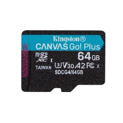 Spominska kartica Kingston microSD 64 GB + SD adapter