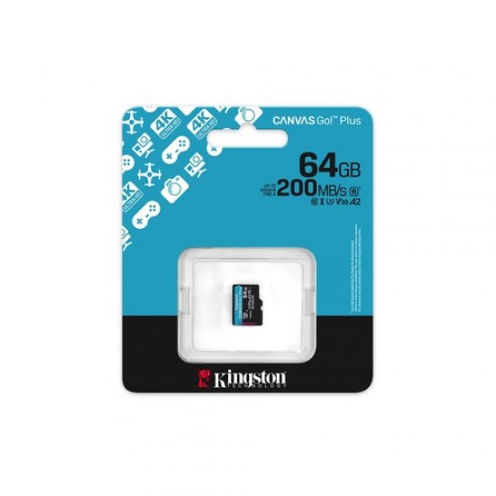 Spominska kartica Kingston microSD 64 GB + SD adapter Spominska kartica Kingston microSD 64 GB + SD adapter
