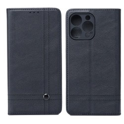 Flip torbica Smart Seam za Samsung Galaxy A57 5G - črna