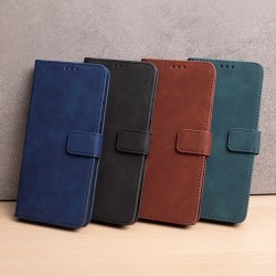 Flip torbica Smart Velvet za Samsung Galaxy A57 5G - črna