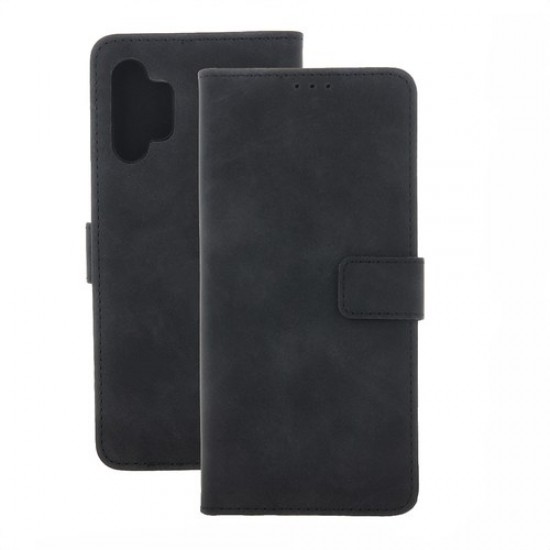 Flip torbica Smart Velvet za Samsung Galaxy A57 5G - črna