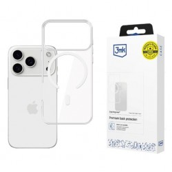 Silikonski etui MagCase za Apple iPhone 17 Pro Max - prozoren