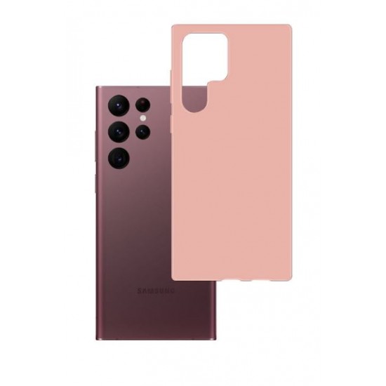 Etui 3MK MATT CASE za Samsung Galaxy S22 Ultra - roza