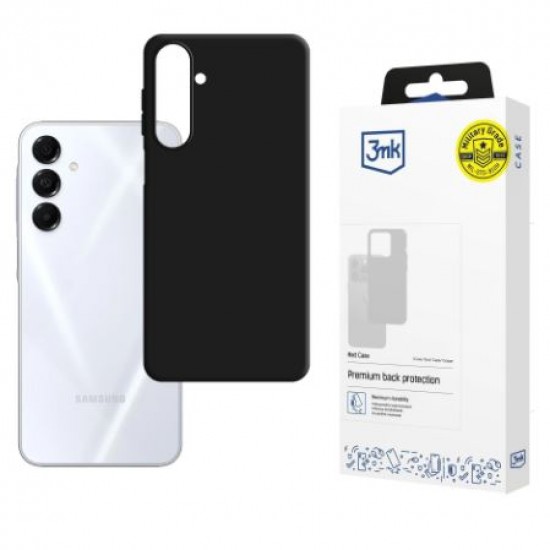 Etui 3MK MATT CASE za Samsung Galaxy A17 - črn
