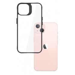 Etui 3MK SATIN ARMOR + za Apple iPhone 15 Plus - črn, prozoren