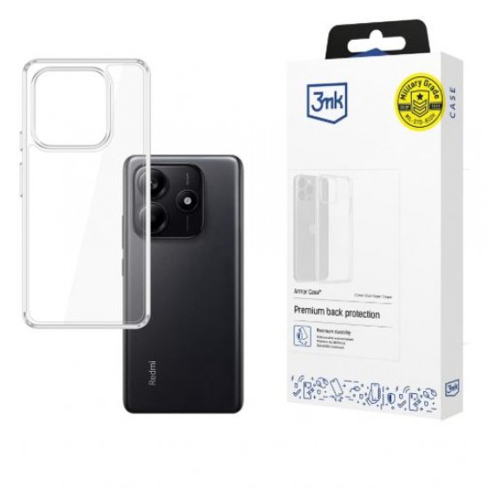 Etui 3MK ARMOR za Xiaomi Redmi Note 14 5G - prozoren