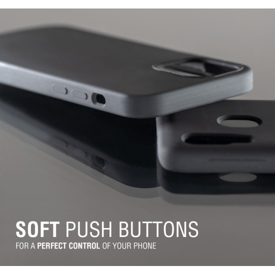 4smarts silikonski ovitek za Apple iPhone 14 - črn