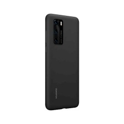 Etui Huawei silikonski za Huawei P40 - črn Etui Huawei silikonski za Huawei P40 - črn