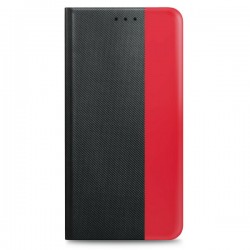 Flip etui PRIO za Apple iPhone 14 Pro - črno rdeč Flip etui PRIO za Apple iPhone 14 Pro - črno rdeč