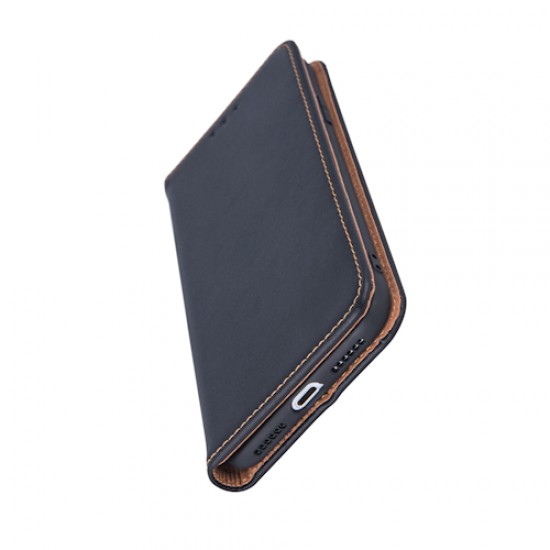 Etui Genuine Leather Smart Pro za Huawei P40 - črn