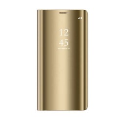 Etui Smart Clear View za Samsung Galaxy A21 - zlat Etui Smart Clear View za Samsung Galaxy A21 - zlat