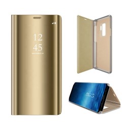 Etui Smart Clear View za Samsung Galaxy A21 - zlat Etui Smart Clear View za Samsung Galaxy A21 - zlat