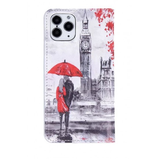 Torbica flip Zaljubljenci v Londonu za Apple iPhone 11 Pro