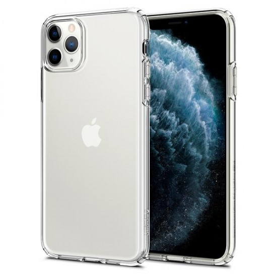 Ovitek SPIGEN Liquid Crystal za Apple iPhone 11 Pro Max - prozoren