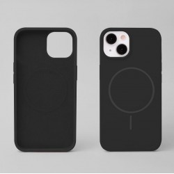 Silikonski ovitek Thin Mag za iPhone 13 (6,1") – črn