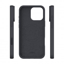 Etteri Silikonski Mag ovitek za iPhone 16 Pro - črn