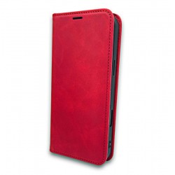 Ovitek Smart Suede za Samsung Galaxy A56 5G – rdeča