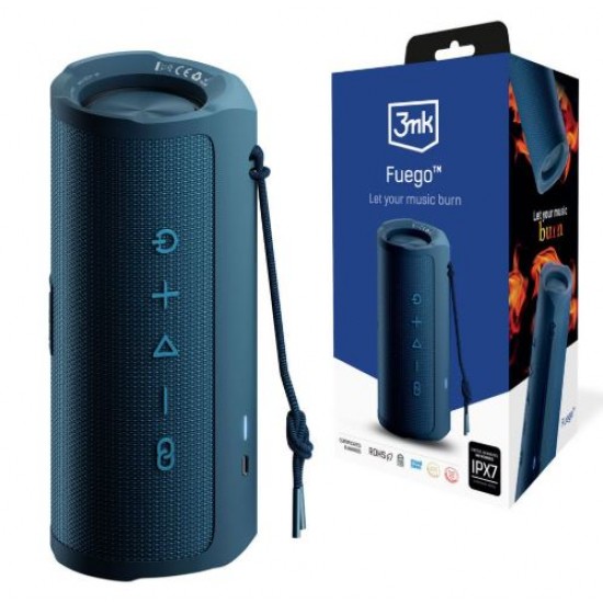 3mk Fuego bluetooth zvočnik - moder
