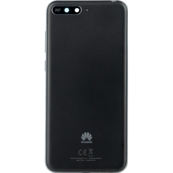 Rear cover (Original) - Black, Huawei Y6 2018