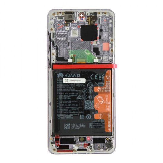 Display incl. battery (Original) - Purple, Huawei Mate 50