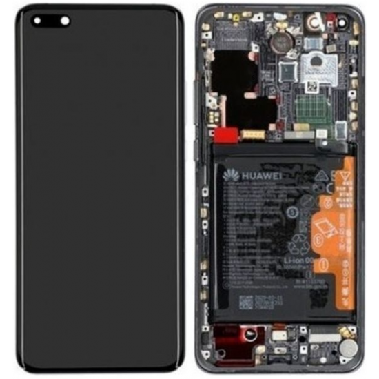 Display incl. battery (Original) - Silver, Huawei Mate 40 Pro