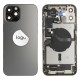 Rear cover incl. small parts (Pulled B) - Space Grey, For iPhone 12 Pro Max