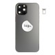 Rear cover incl. small parts (Pulled B) - Space Grey, For iPhone 12 Pro Max