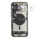 Rear cover incl. small parts (Pulled B) - Space Grey, For iPhone 12 Pro Max